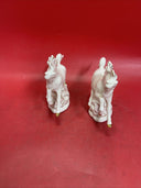 Beautiful porcelain carriage with horses, Cinderella and Prince.