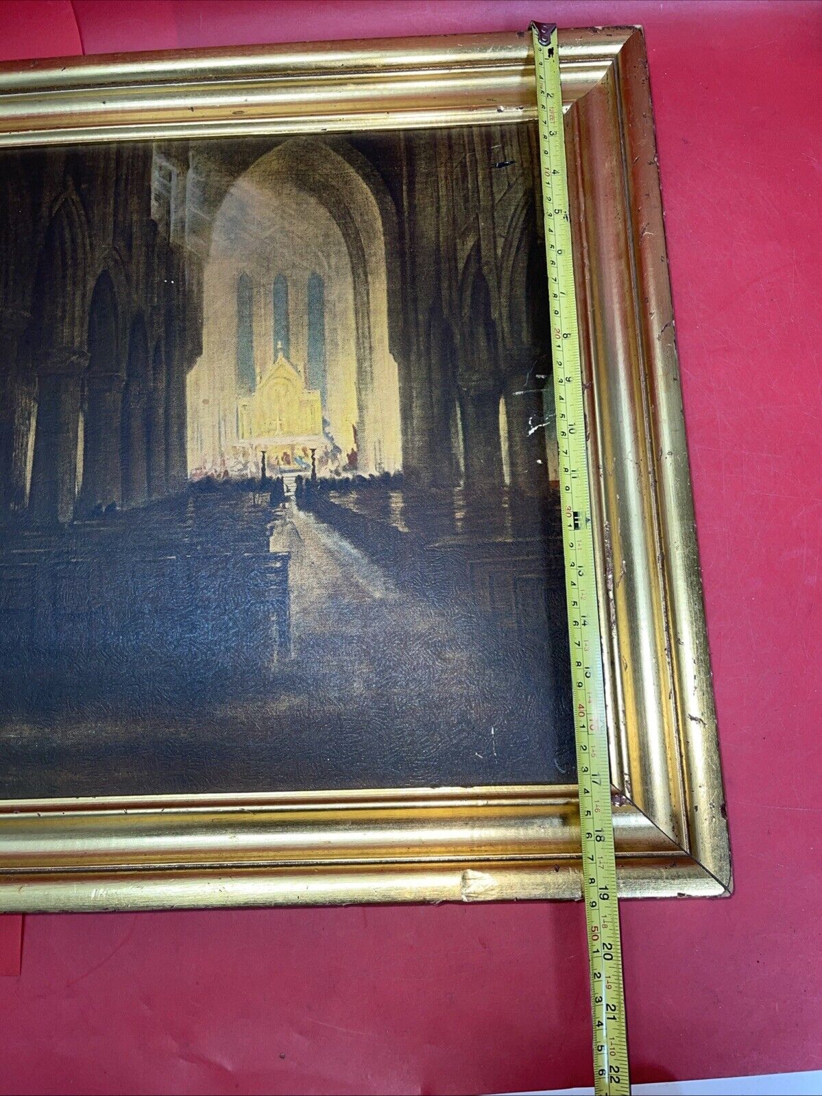 The Presence, Capt A.E. Borthwick, Vintage Religious Artwork, Print, 15”x22”