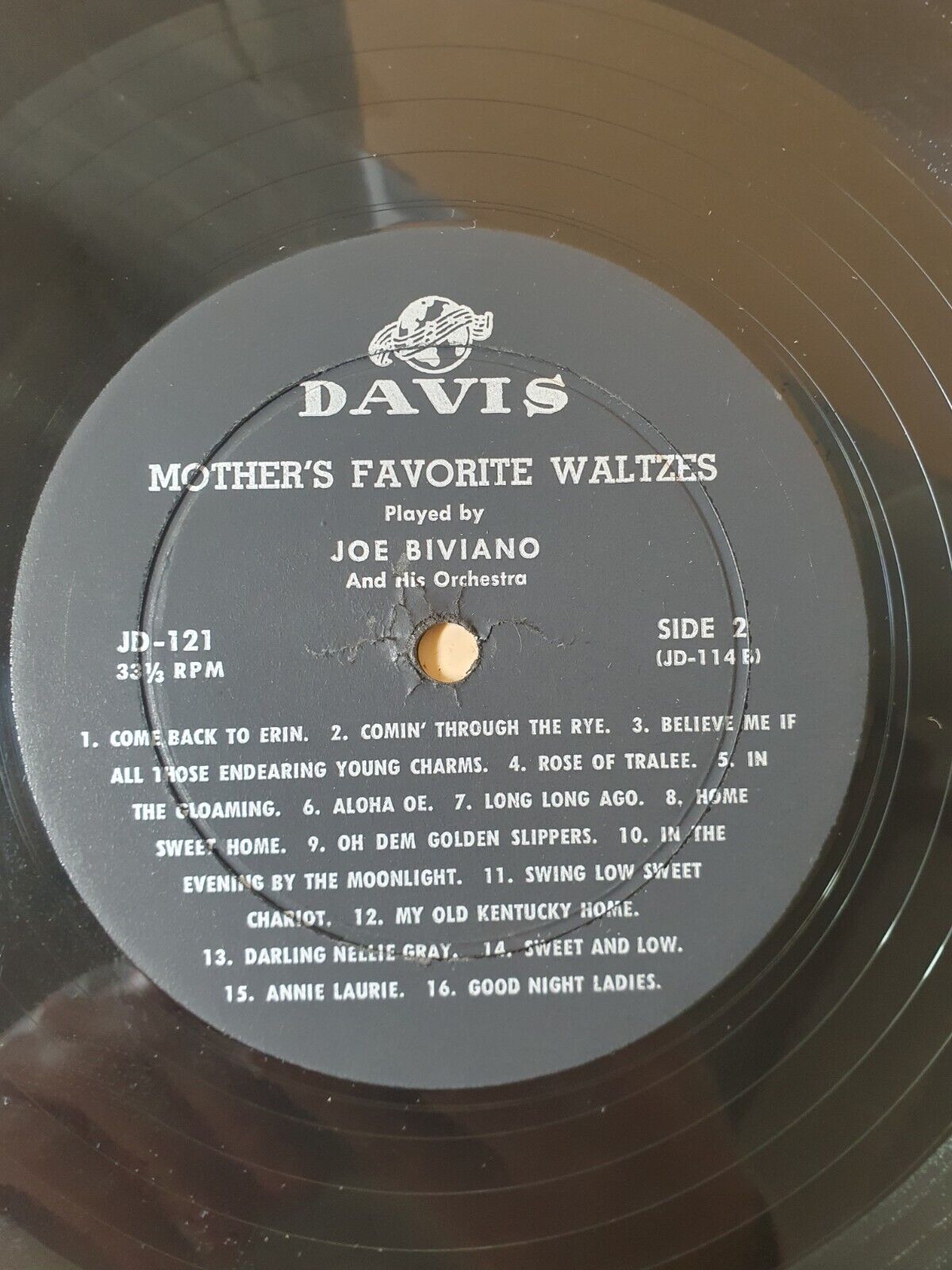 Mother’s Favorite Waltzes By Joe Bivuano/ Vinyl LP 