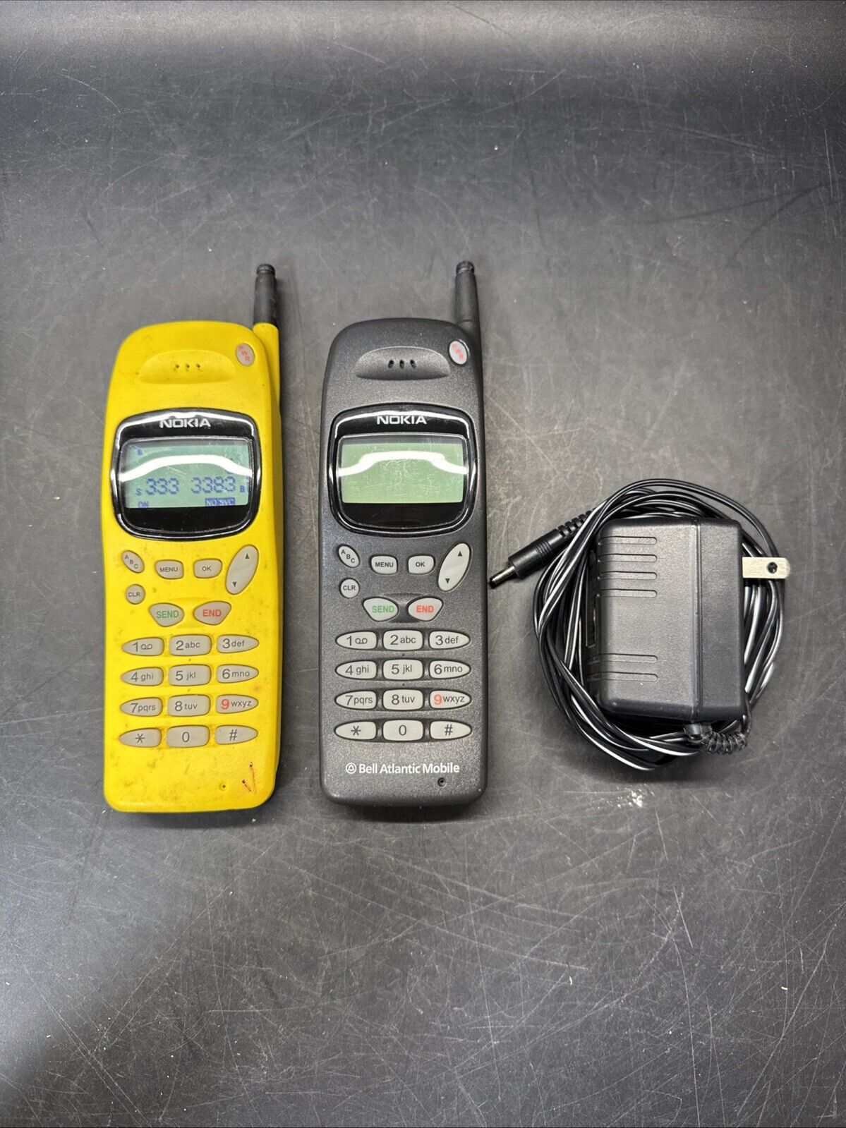 Vintage Nokia Cell Phone Model 918 With Charger/ Lot Of 2, For Parts!