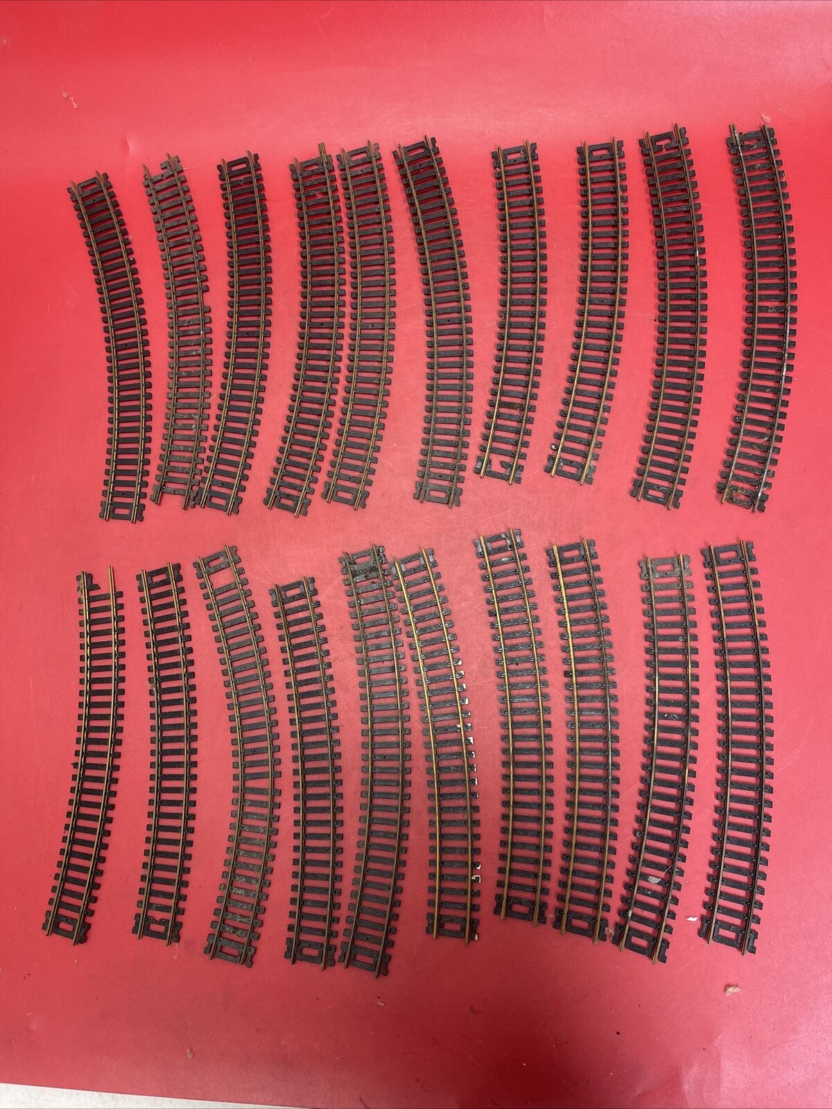 Vintage HO Scale Atlas Snap Track Huge Lot 70ps