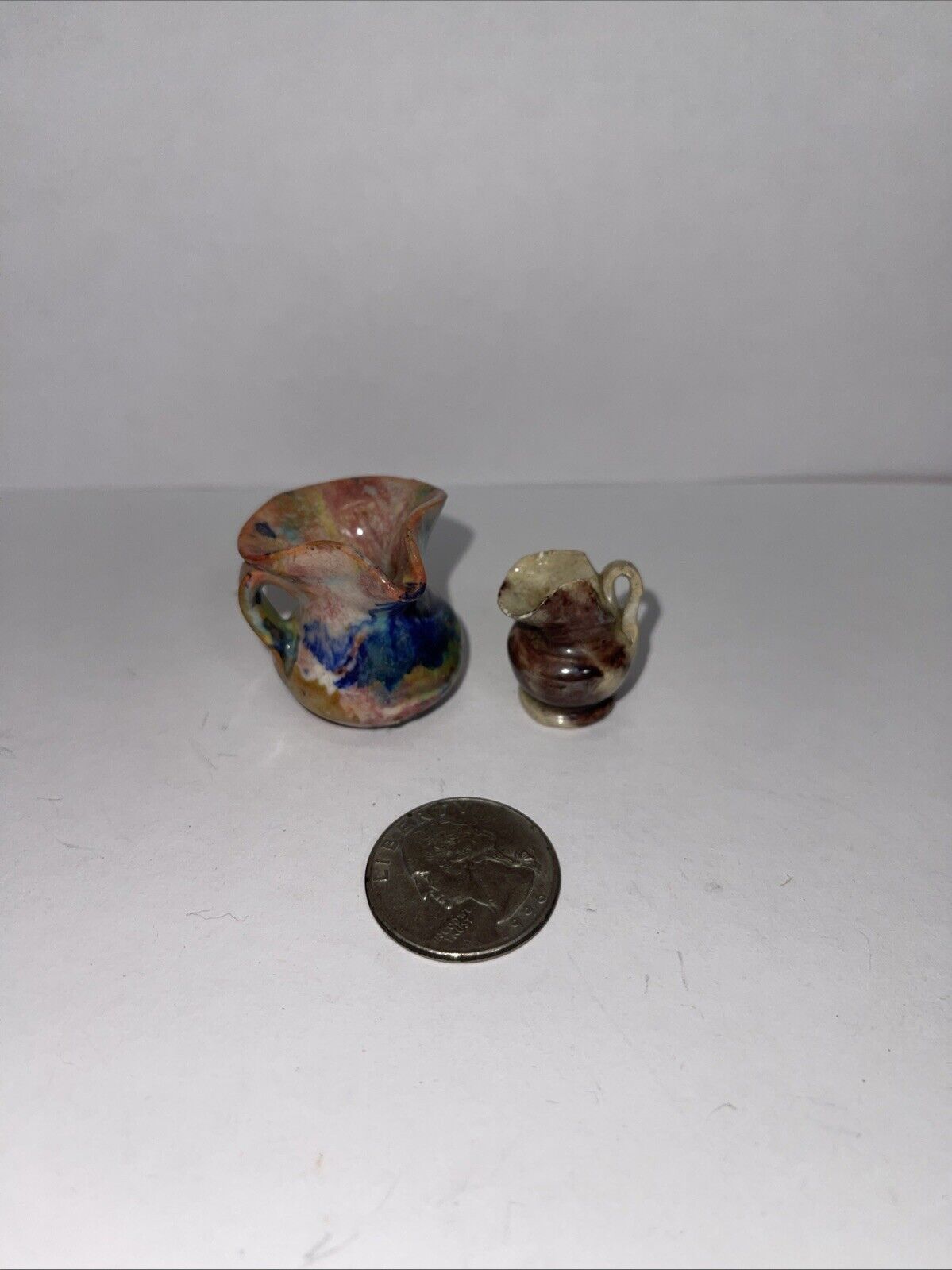 Vintage miniature ceramic jugs Lot 2