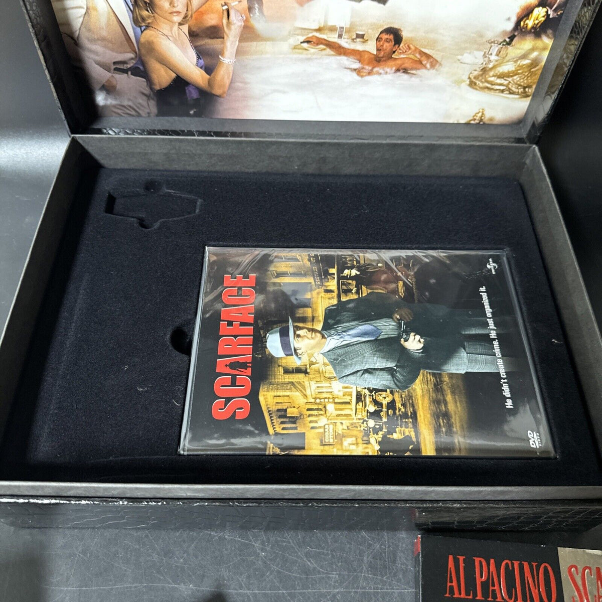 Scarface Al Pacino Two Disk Anniversary Edition In Original Black Box