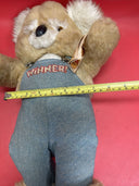 Vintage Kirby Koala Bear 1984 Gibson RARE OUTFIT Overalls Winner 15” Plush Teddy