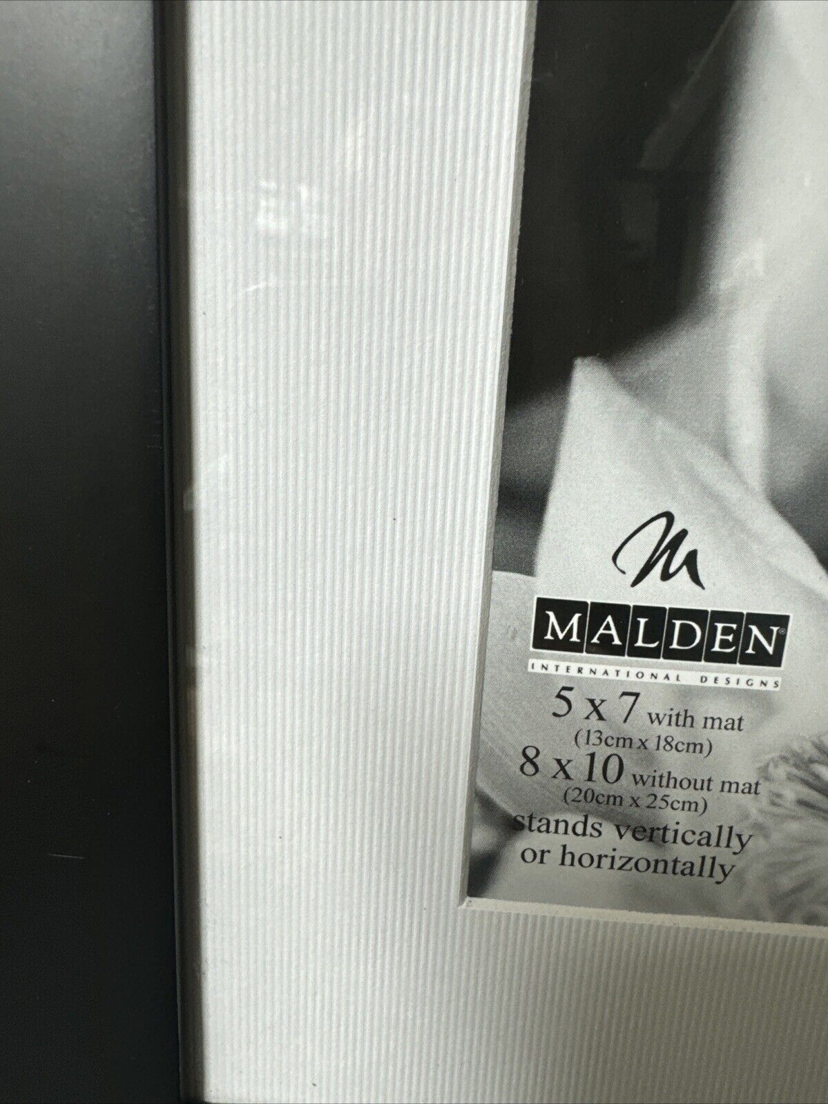 Malden International Designs Manhattan Matted 8x10 Black Wall 2 Picture Frames