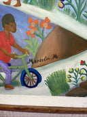 Original Oil Painting  Haitian by Artist M. Marcelin