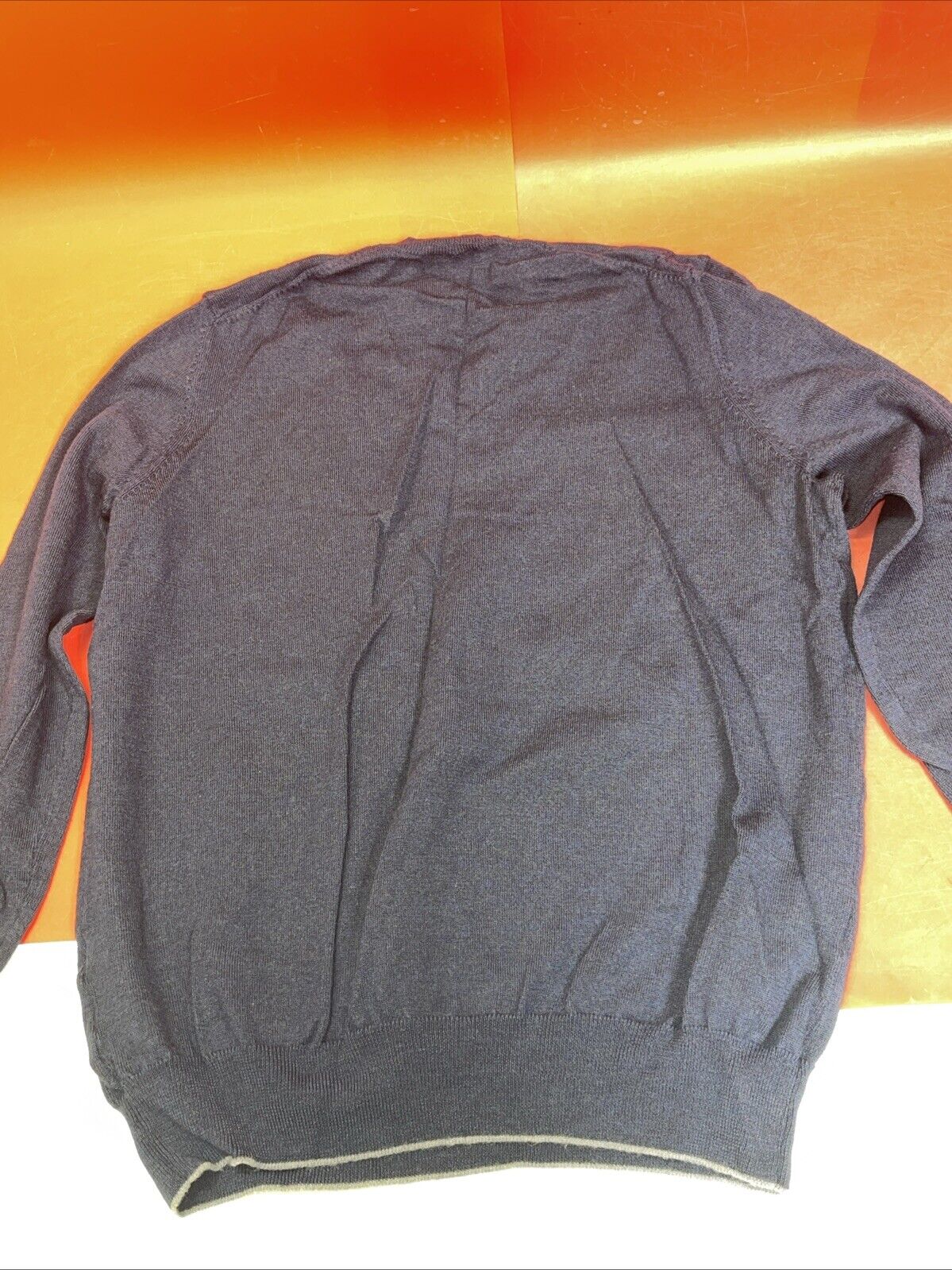 Neiman Marcus Mens Wool Sweater Blue Size Medium
