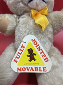 Vintage Teddy Bear Plush - Movable Arms & Legs 1977