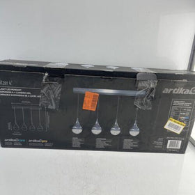 NEW SEALED!!! Artika 4-Light Glitzer 24-Watt Integrated LED Chrome Pendant