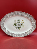 Vintage Val Worth Serving Platter  First Quality Victorian 22 Kt Gold 15”x11”