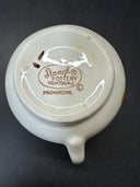 Stangl Pottery Mid Century Autumn Flower Creamer and Covered Sugar Bowl