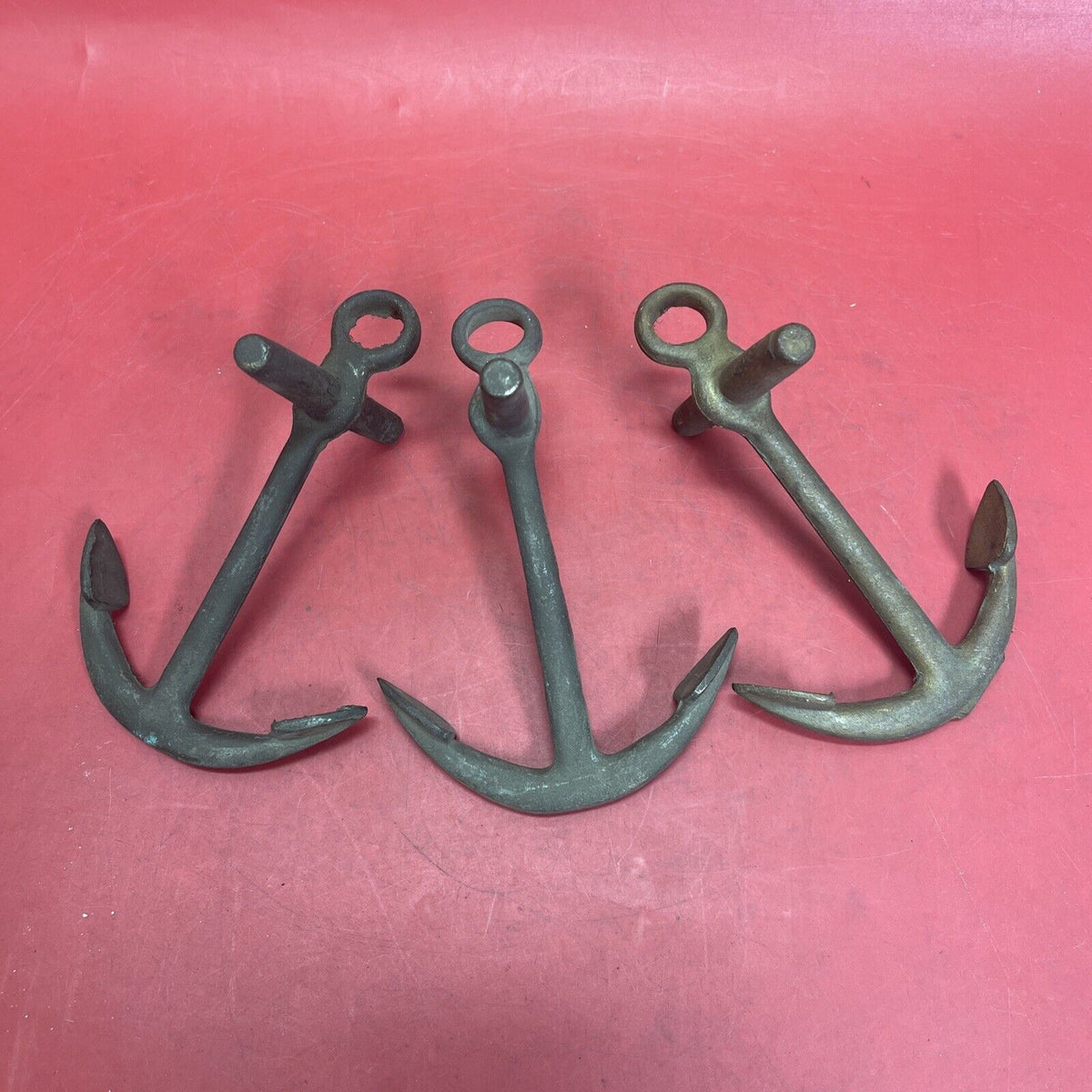 Cast Iron Anchor Paperweight Decor