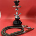 Hookah Hasish Tobacco Water Bong Pipe Vintage Purple/Black Case