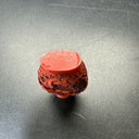 Antique Red Chinese Cinnabar Hand Carved Snuff Bottle Without Lid