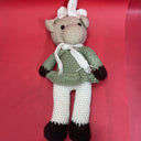 Handmade Crochet Animal Toys Funny Deer Doll Cute Baby Gift