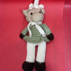 Handmade Crochet Animal Toys Funny Deer Doll Cute Baby Gift