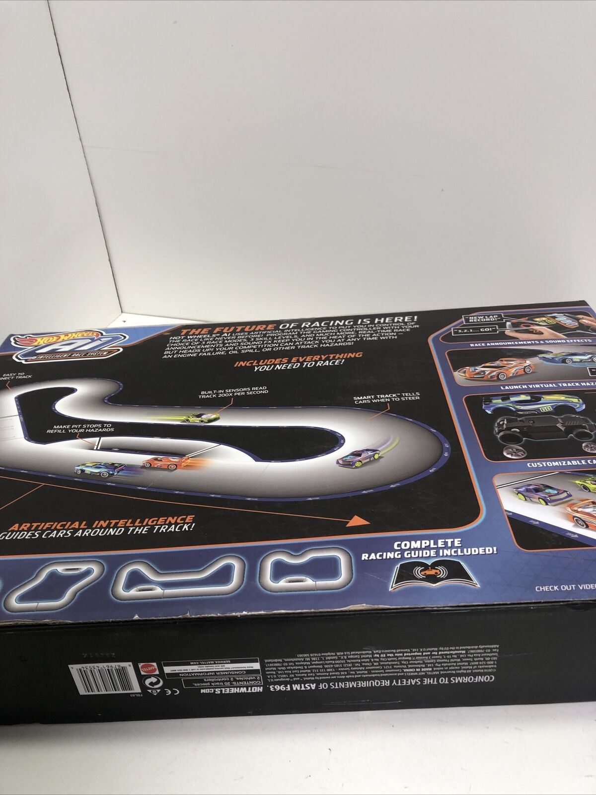 HotWheels Ai Intelligent Race System Hot Wheels Slot Less Race Track Smart Car