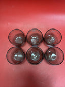 Vintage  NFL New York Giants -Jets Smoked Glass Whiskey Low Ball Glass Lot 4 & 2