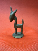 Vintage Miniature Brass Bambi Deer Figurine Modernist Hagenauer Style MCM