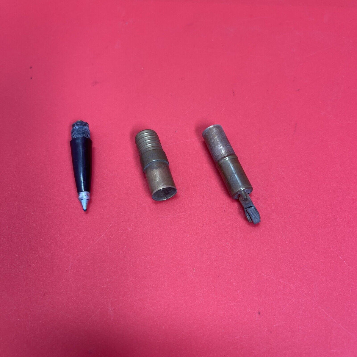 ANTIQUE USA SROUR BRASS PEN WITH LIGHTER