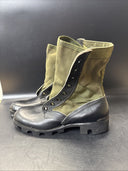 VTG US Military RO Jungle Combat Boots Green Spike Hot Weather Size 5 1/2