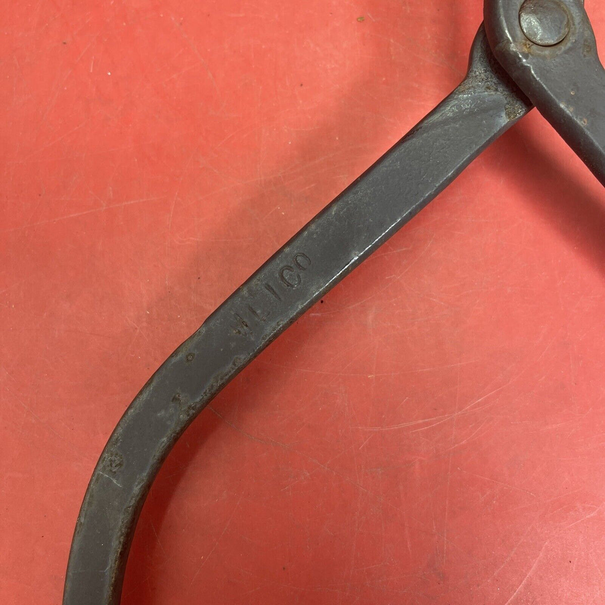 Vintage PrimitiveIce Tongs Cast Iron Ice Block Carriers Large Black Rustic 15”