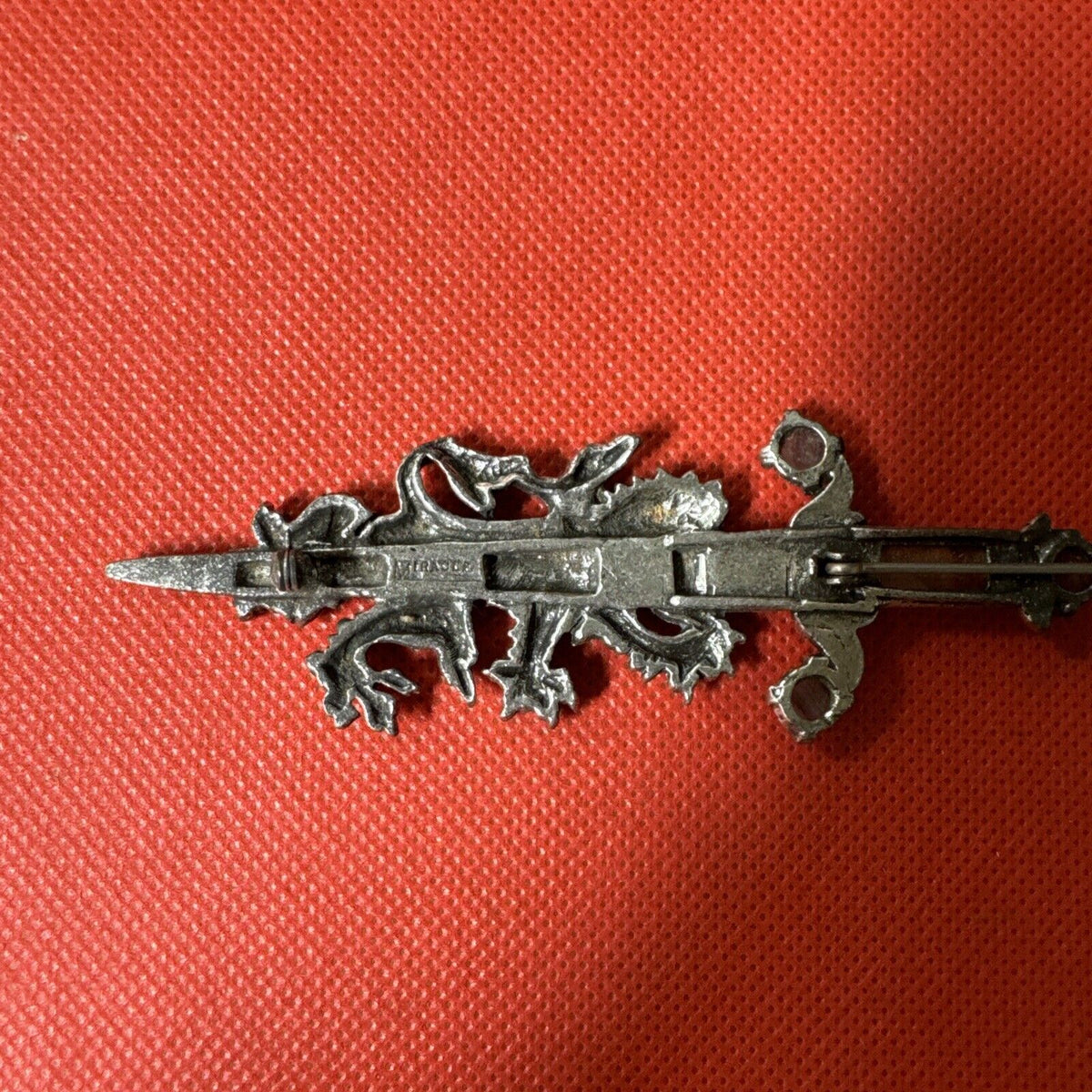 Vintage Celtic Style Lion And Sword/ Brooch by Miracle