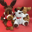 Vintage Reindeer Christmas Plush Lot 4