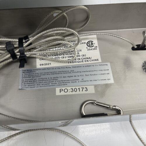 NEW SEALED!!! Artika 4-Light Glitzer 24-Watt Integrated LED Chrome Pendant
