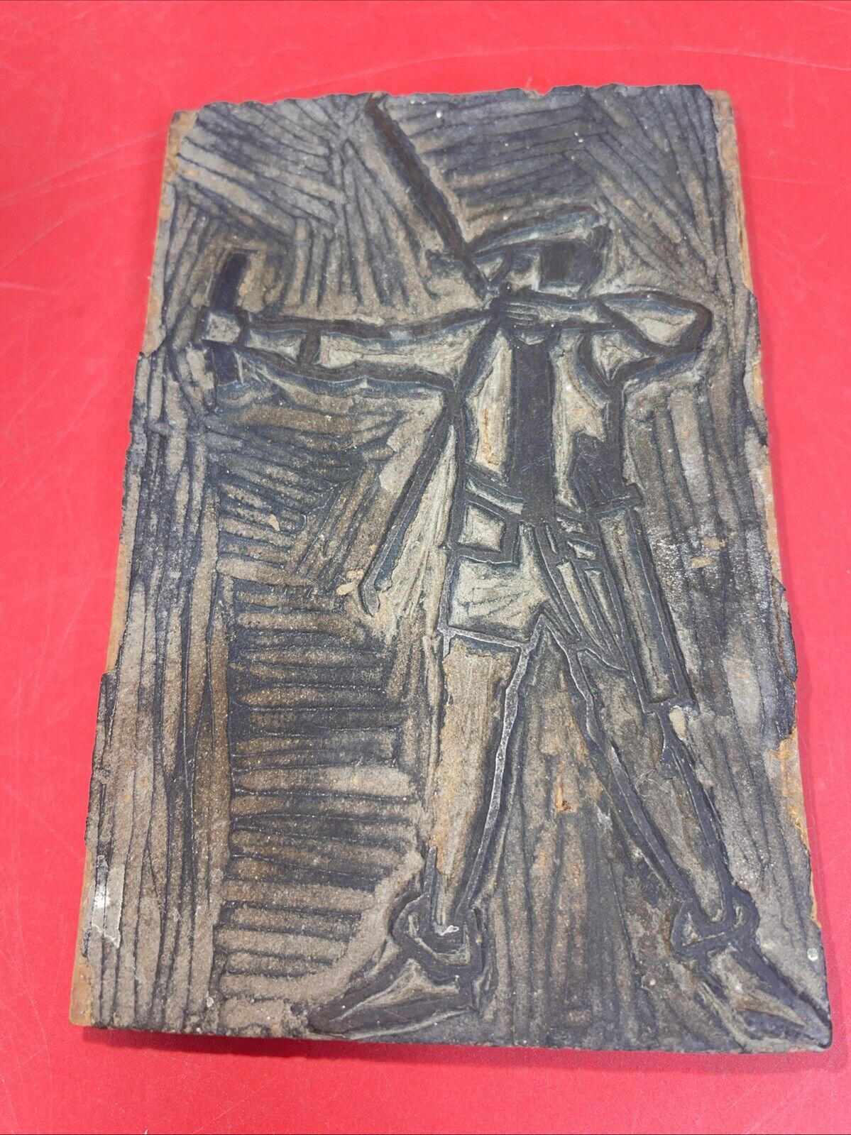3 Vintage Carved WOODEN BLOCK STAMP for Hand Printing Fabric/Textiles/Wallpaper