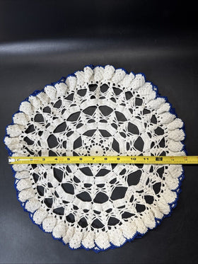 6 Vintage Handmade Doilies Various Sizes, #2