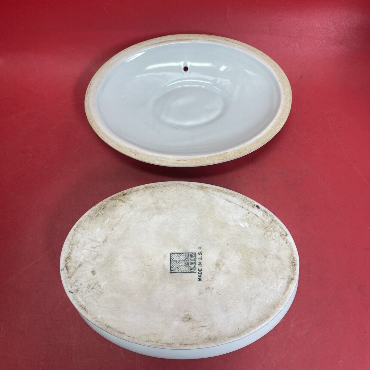 Ernest Sohn Creations Covered Casserole Baking Dish Lovely Mint Green HALL