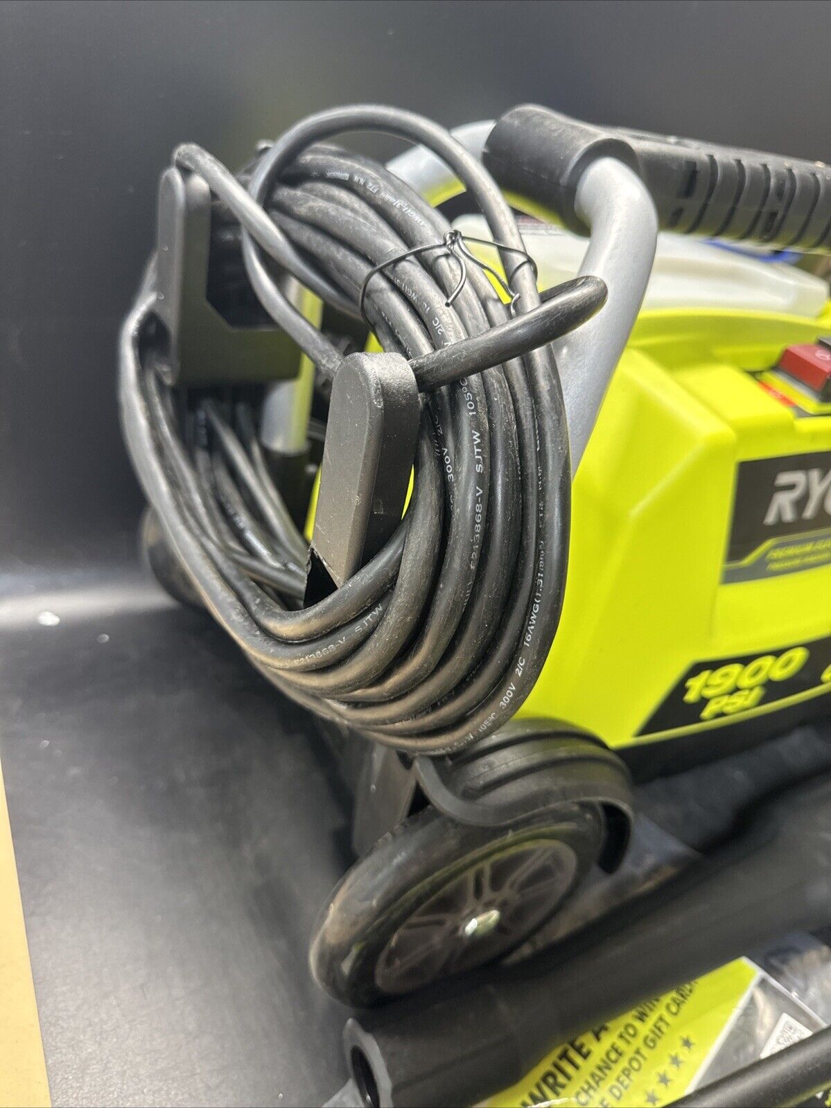 Ryobi 1900 PSI Electric Pressure Washer 1.2 GPM Model RY1419MT