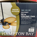 Hampton Bay Lillycrest 52 in. Indoor/Outdoor Aged Bronze Ceiling Fan