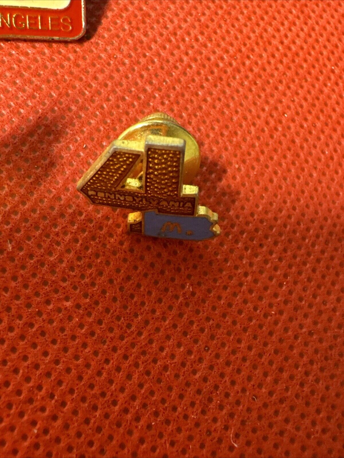 Lot of 5 McDonald's employee Pins