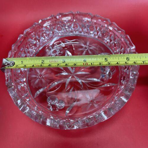 Vintage Crystal Candy Bowl, Sugar Bowl,Syrup Pitcher