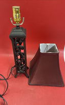 Table Metal Lamp With Shade And Bulb