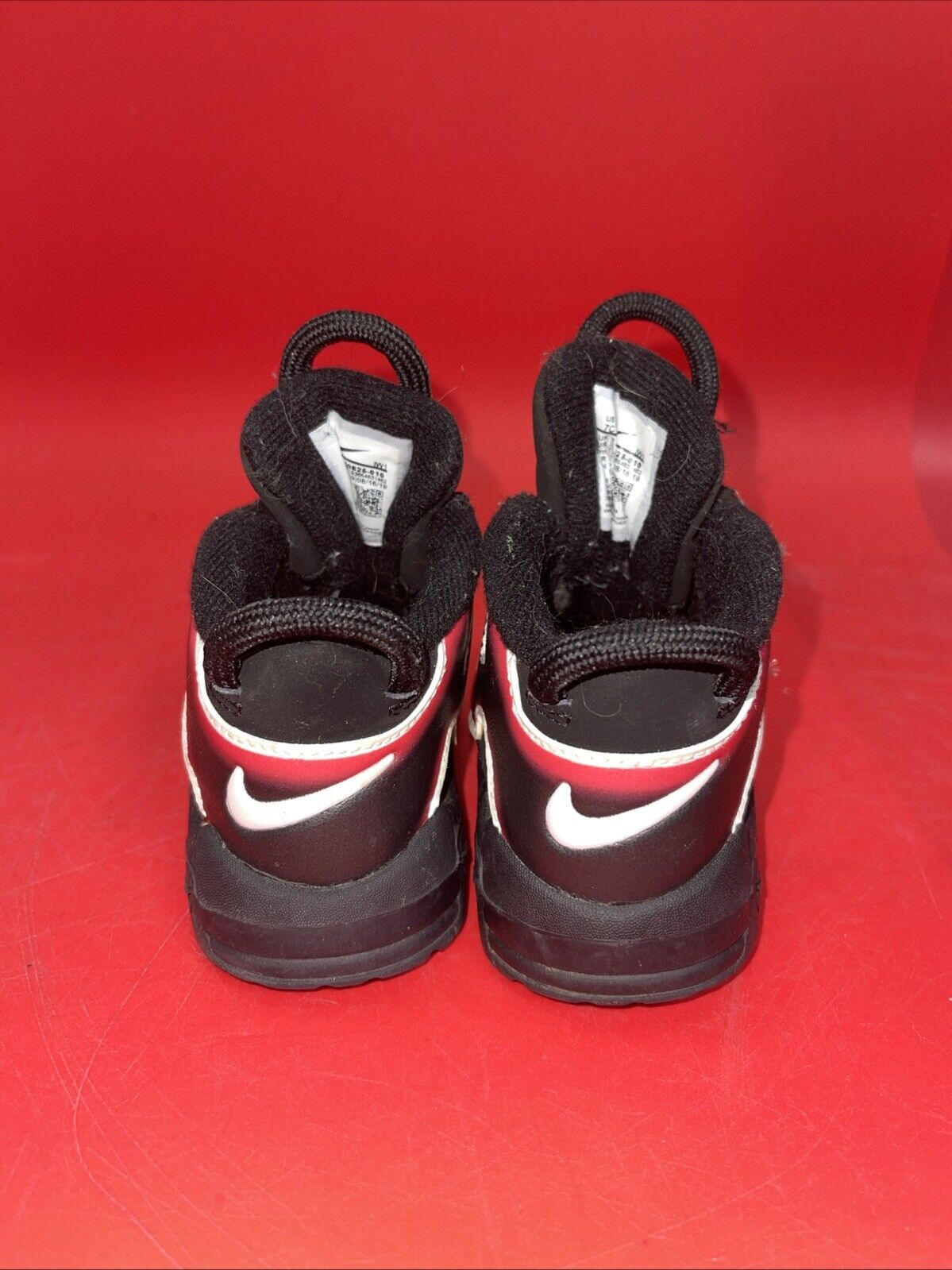 Nike Air Uptempo Black CK0825-010 Toddler Shoes - Size 7C