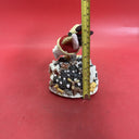 VINTAGE CHRISTMAS SNOWMAN WITH SKATERS MUSIC BOX