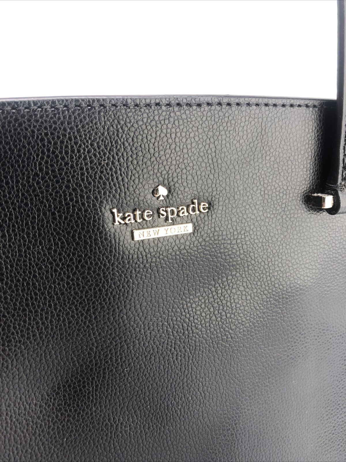 Kate Spade Hayden Jackson Street Leather Satchel Black