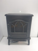 Mainstays Space Heater Faux Fireplace Electric Plug In 23”× 17”×9”/Black
