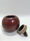 Studio Art Pottery Asian Inspired Sugar bowl