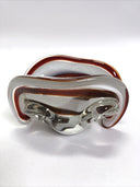 MURANO GLASS GEODE FREEFORM SMOKE AND CLEAR BOWl