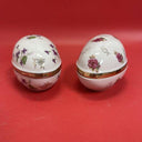 Norleans Eggs Made Japan Lusterware Porcelain Dresser Box Easter Trinket Dish 2