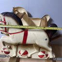 Vintage Delphos Bench Rocking Horse On Springs. Child Toy.