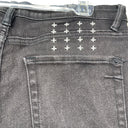KSUBI Jeans Mens 34 Black Van Winkle Ace Button Fly Stretch