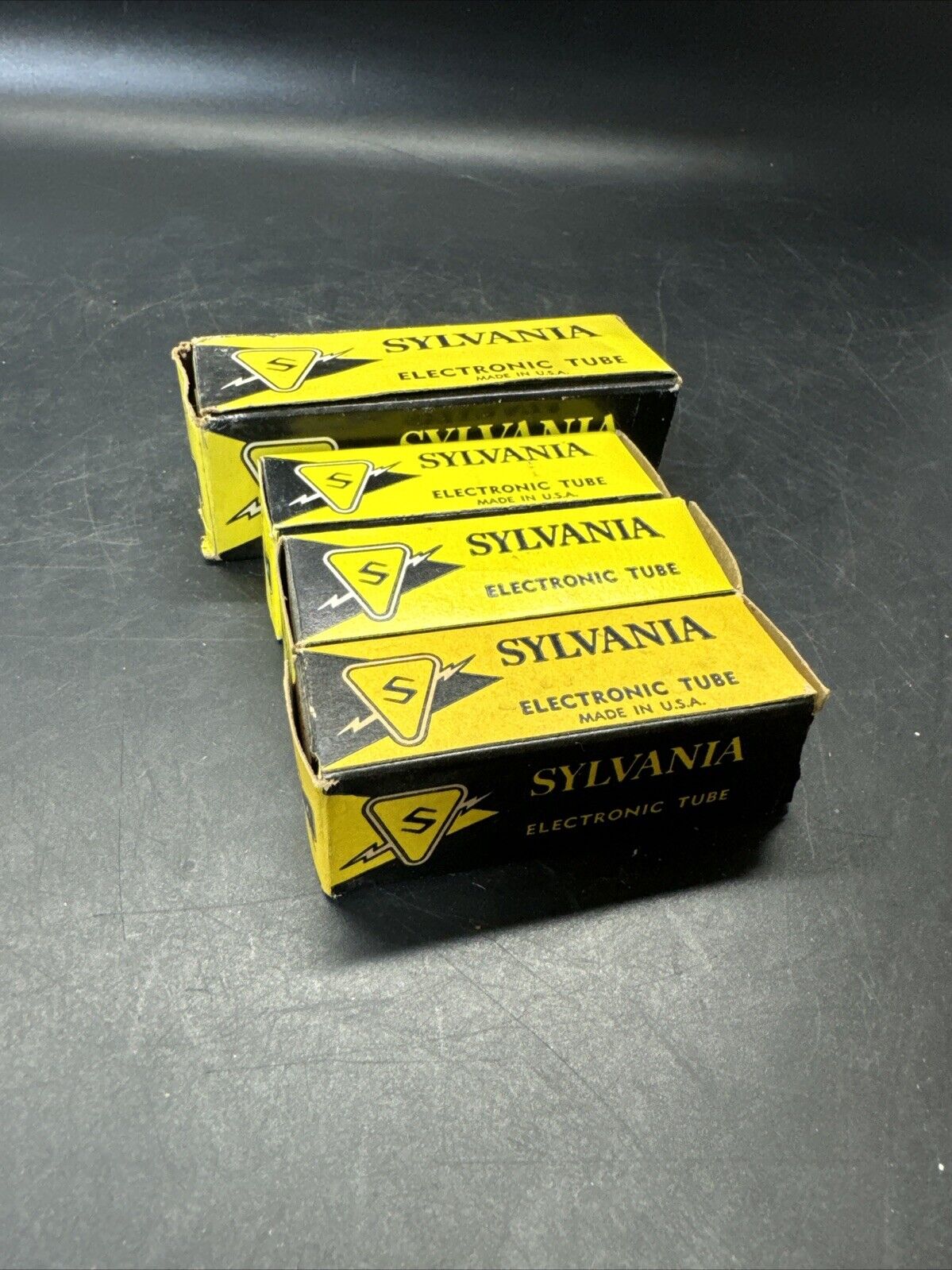Vintage Sylvania Connector Electronic Tubes/ Lot Of 4