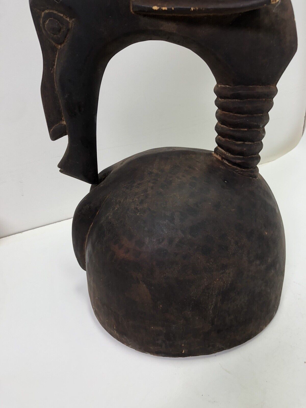 Lg Bamana Male Antelope Chiwara Helmet From Mali, Africa