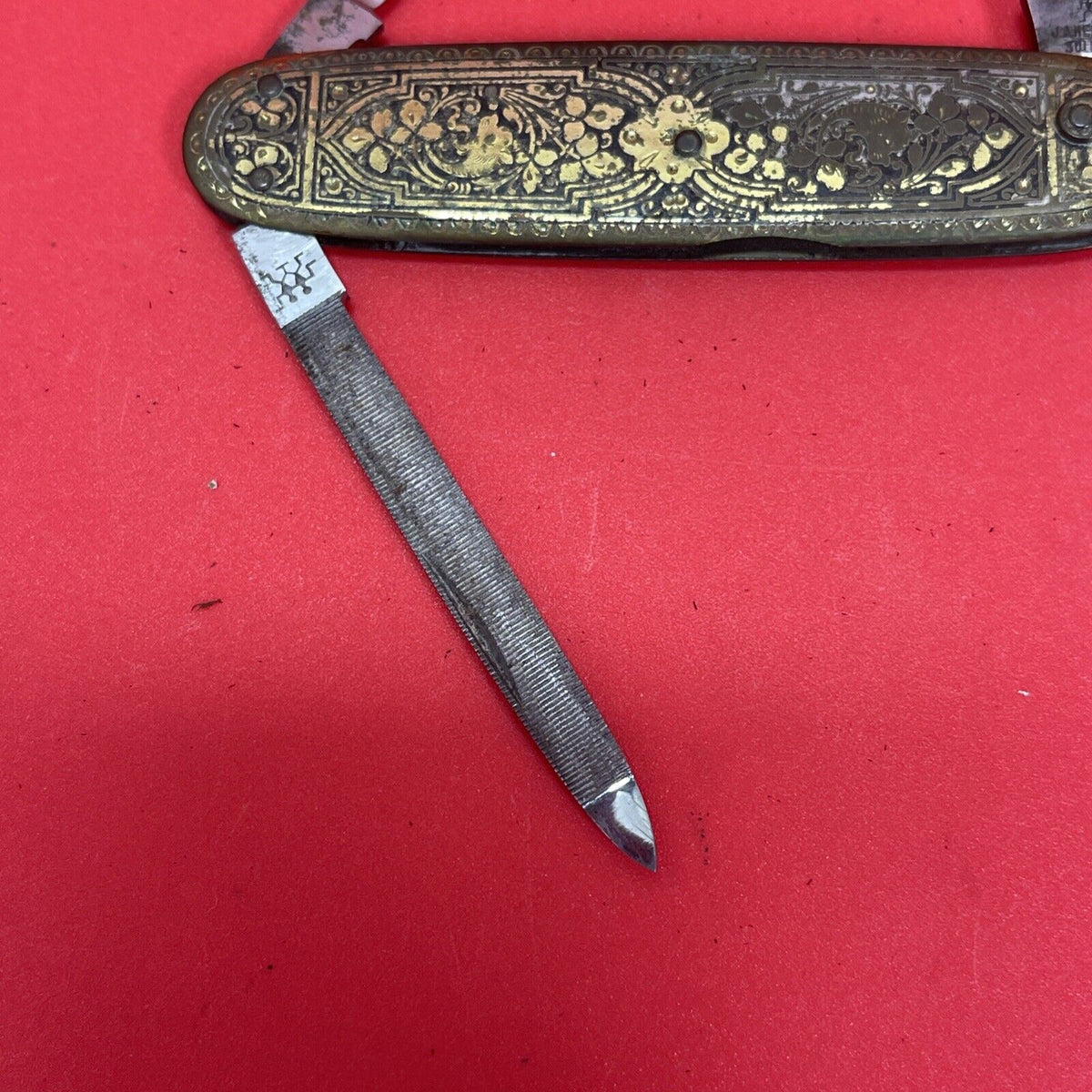 Vintage P.Herkenrath Solingen Engraved Pocket Knife 