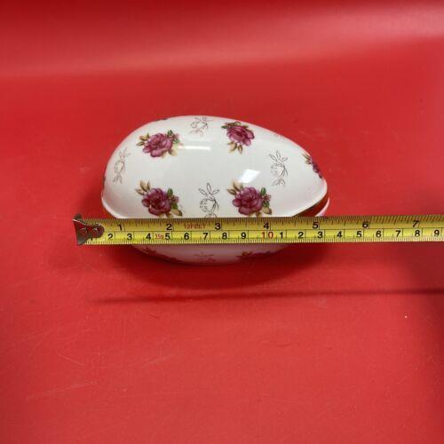 Norleans Eggs Made Japan Lusterware Porcelain Dresser Box Easter Trinket Dish 2